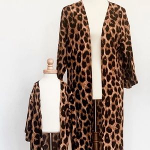 🖤SOLD🖤Dakota Duster Kimono in Leopard